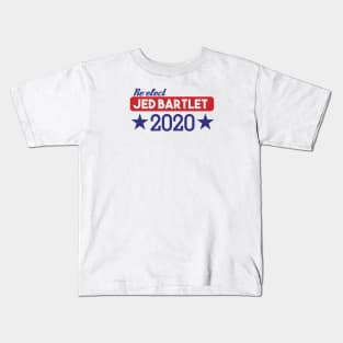 Re-Elect Jed Bartlet 2020 (Bold Stars) Kids T-Shirt